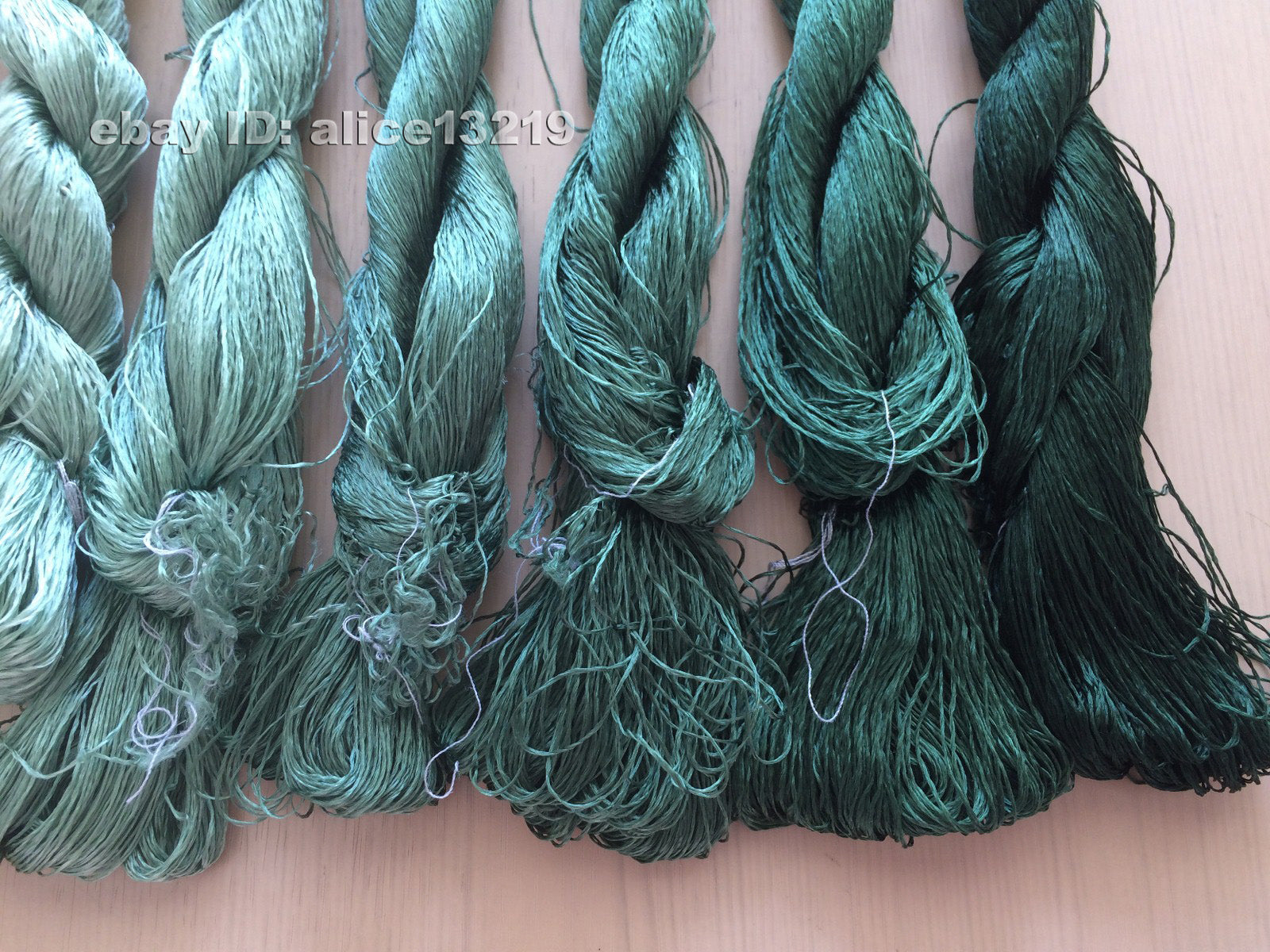 7bundles 100%real mulberry silk,hand-dyed embroidery silk floss/thread N19