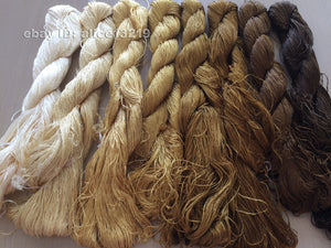 8bundles 100%real mulberry silk,hand-dyed embroidery silk floss/thread N21