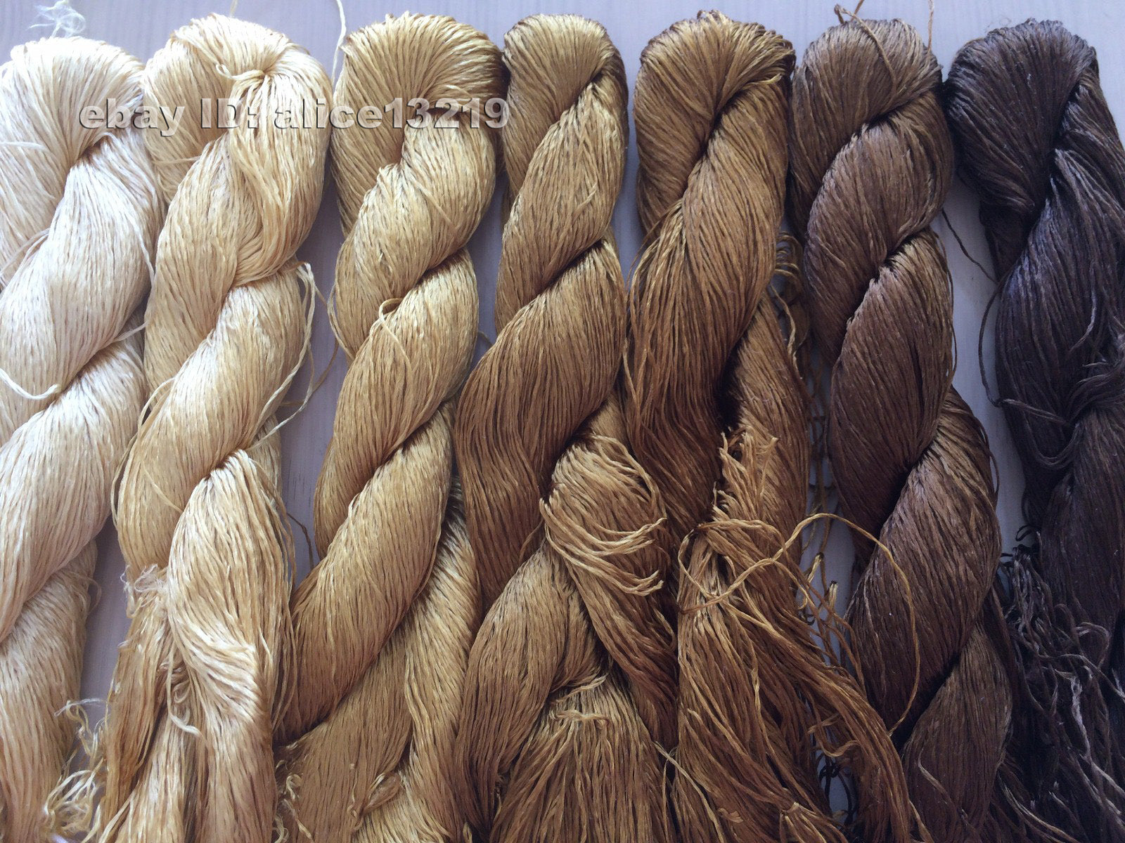 8bundles 100%real mulberry silk,hand-dyed embroidery silk floss/thread N21
