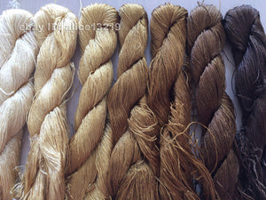 8bundles 100%real mulberry silk,hand-dyed embroidery silk floss/thread N21
