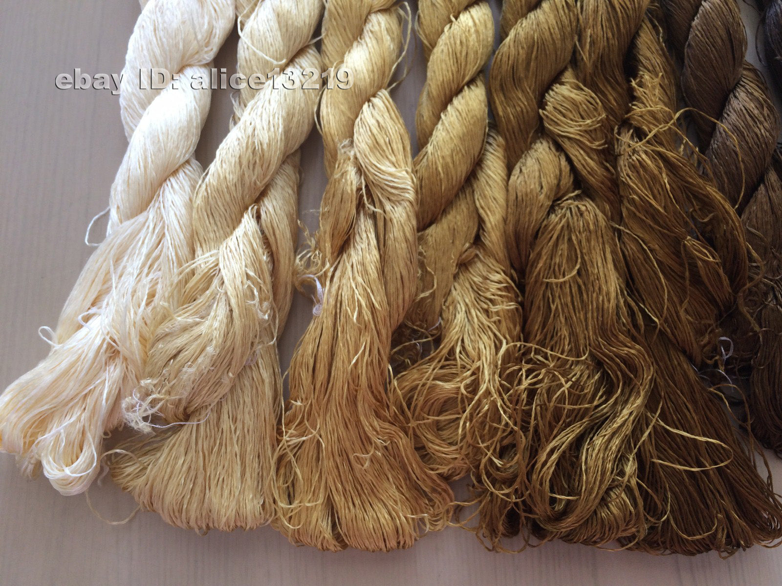 8bundles 100%real mulberry silk,hand-dyed embroidery silk floss/thread N21