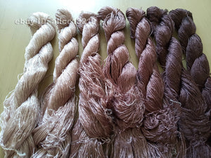 7bundles 100%real mulberry silk,hand-dyed embroidery silk floss/thread N23