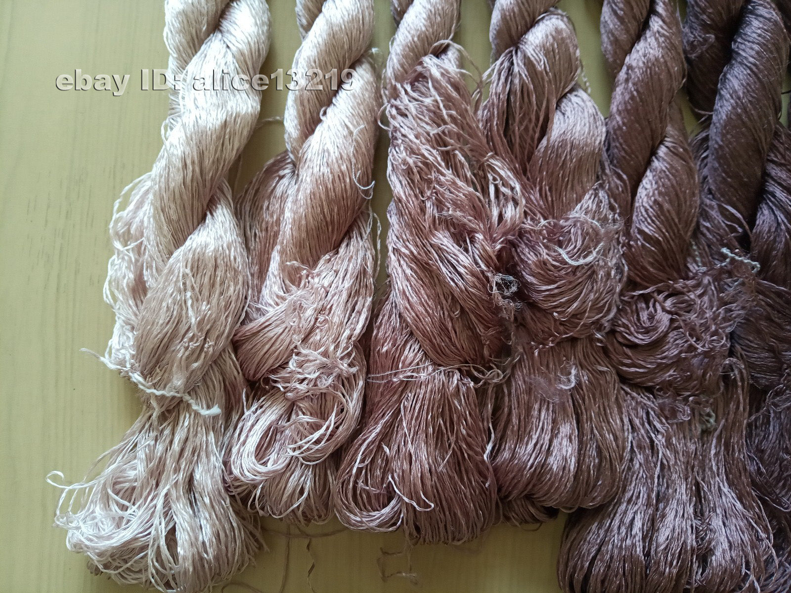 7bundles 100%real mulberry silk,hand-dyed embroidery silk floss/thread N23