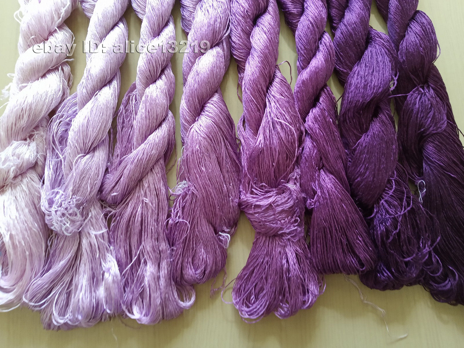 8bundles 100%real mulberry silk,hand-dyed embroidery silk floss/thread N28