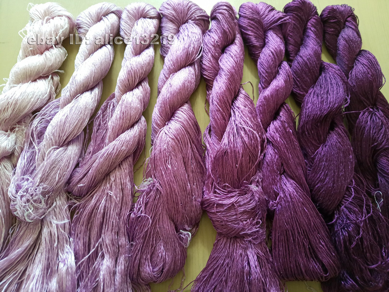 8bundles 100%real mulberry silk,hand-dyed embroidery silk floss/thread N28