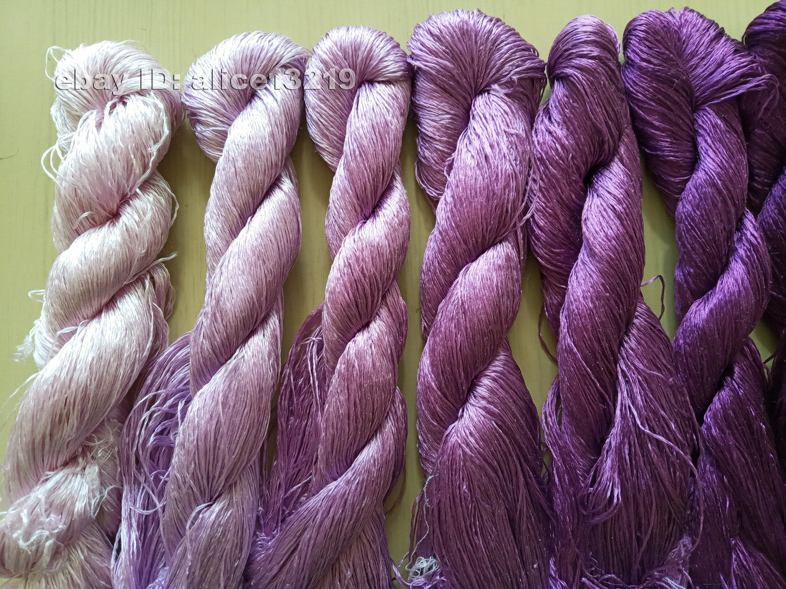 8bundles 100%real mulberry silk,hand-dyed embroidery silk floss/thread N28