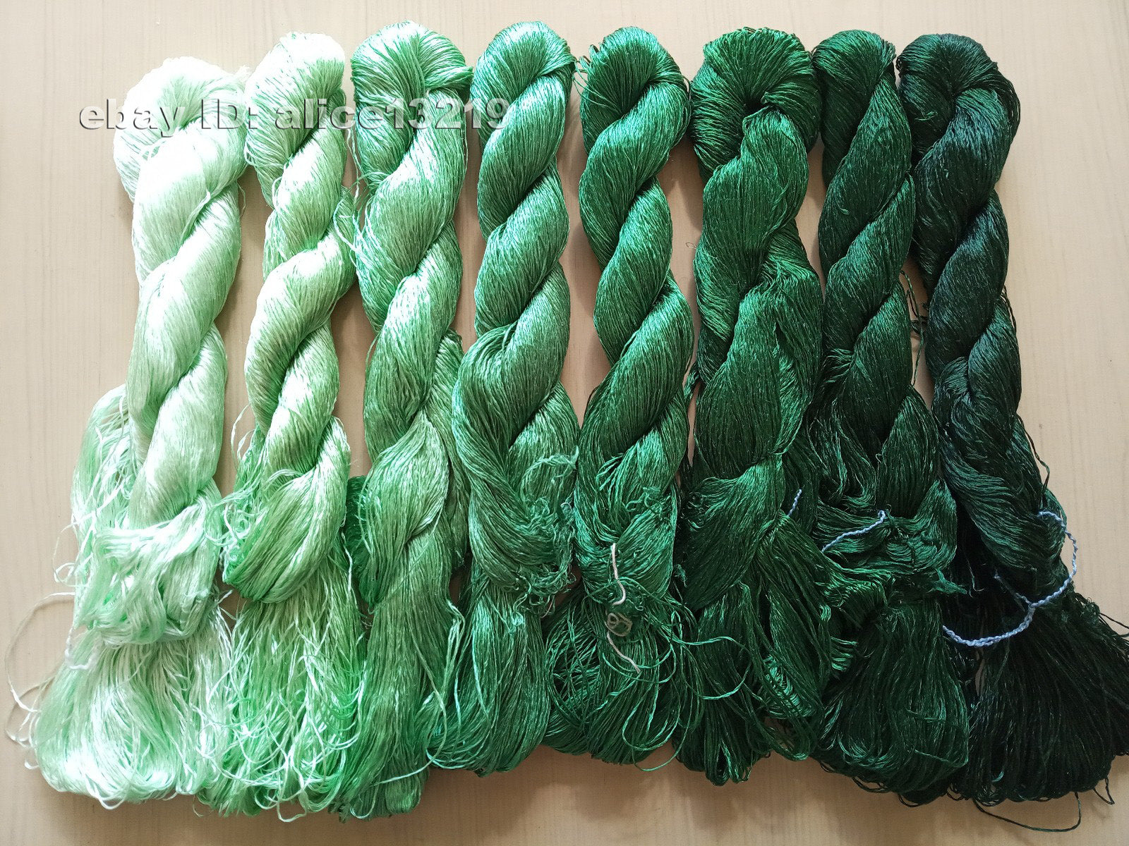 8bundles 100%real mulberry silk,hand-dyed embroidery silk floss/thread N31