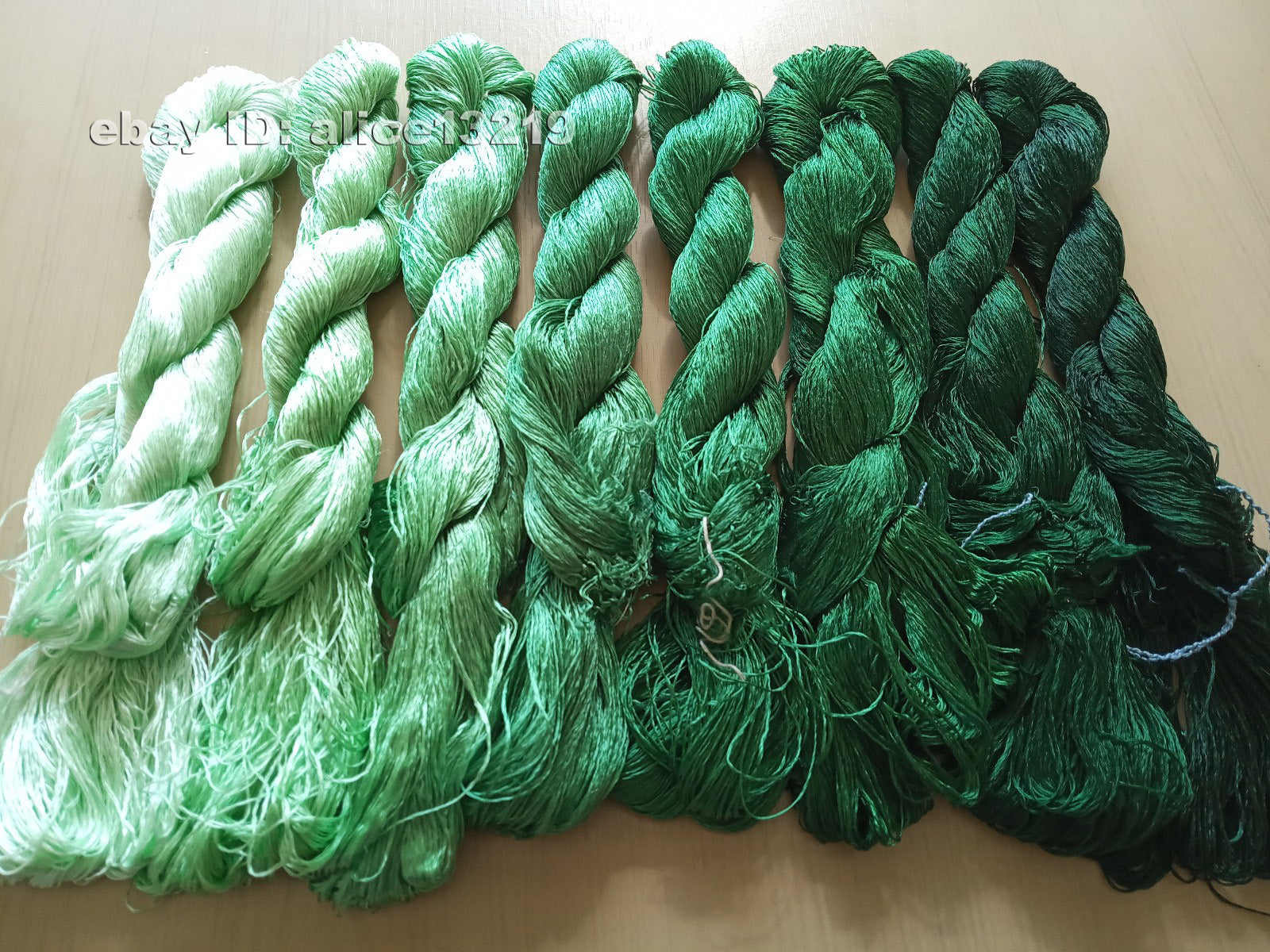 8bundles 100%real mulberry silk,hand-dyed embroidery silk floss/thread N31