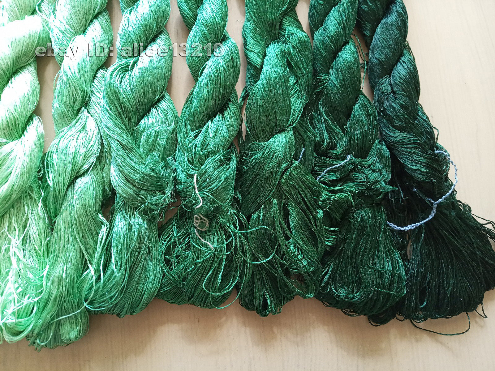 8bundles 100%real mulberry silk,hand-dyed embroidery silk floss/thread N31