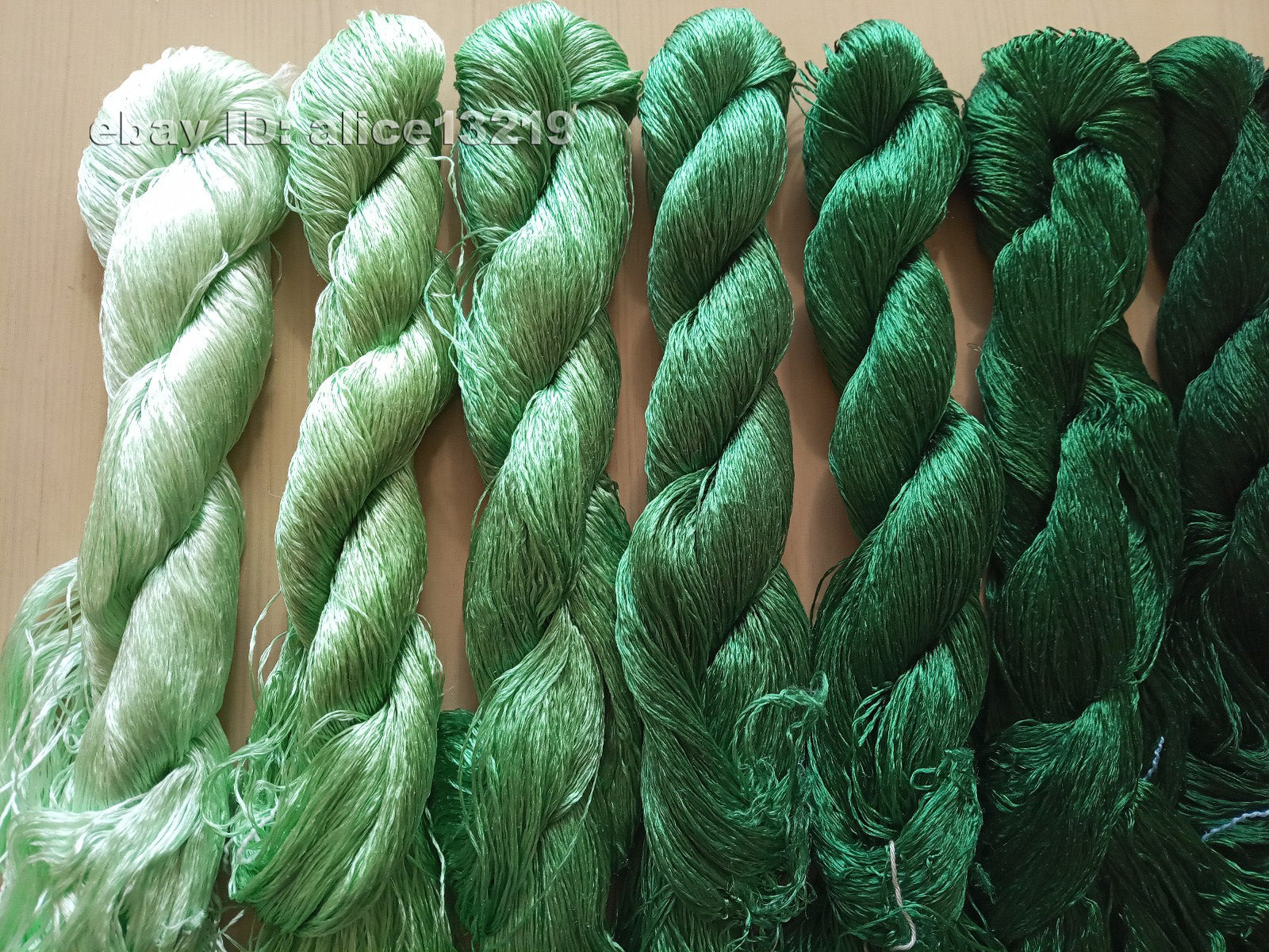 8bundles 100%real mulberry silk,hand-dyed embroidery silk floss/thread N31