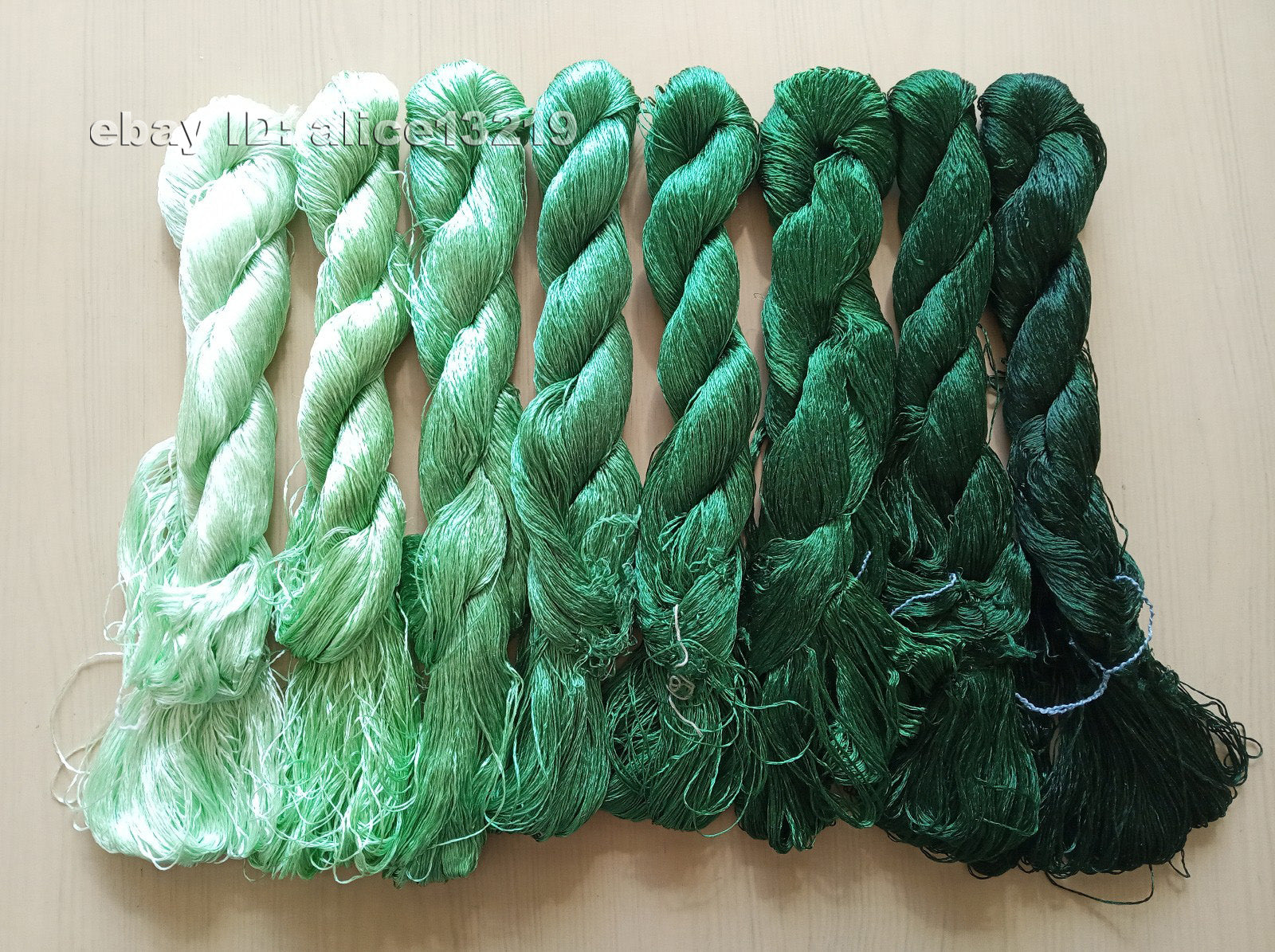 8bundles 100%real mulberry silk,hand-dyed embroidery silk floss/thread N31