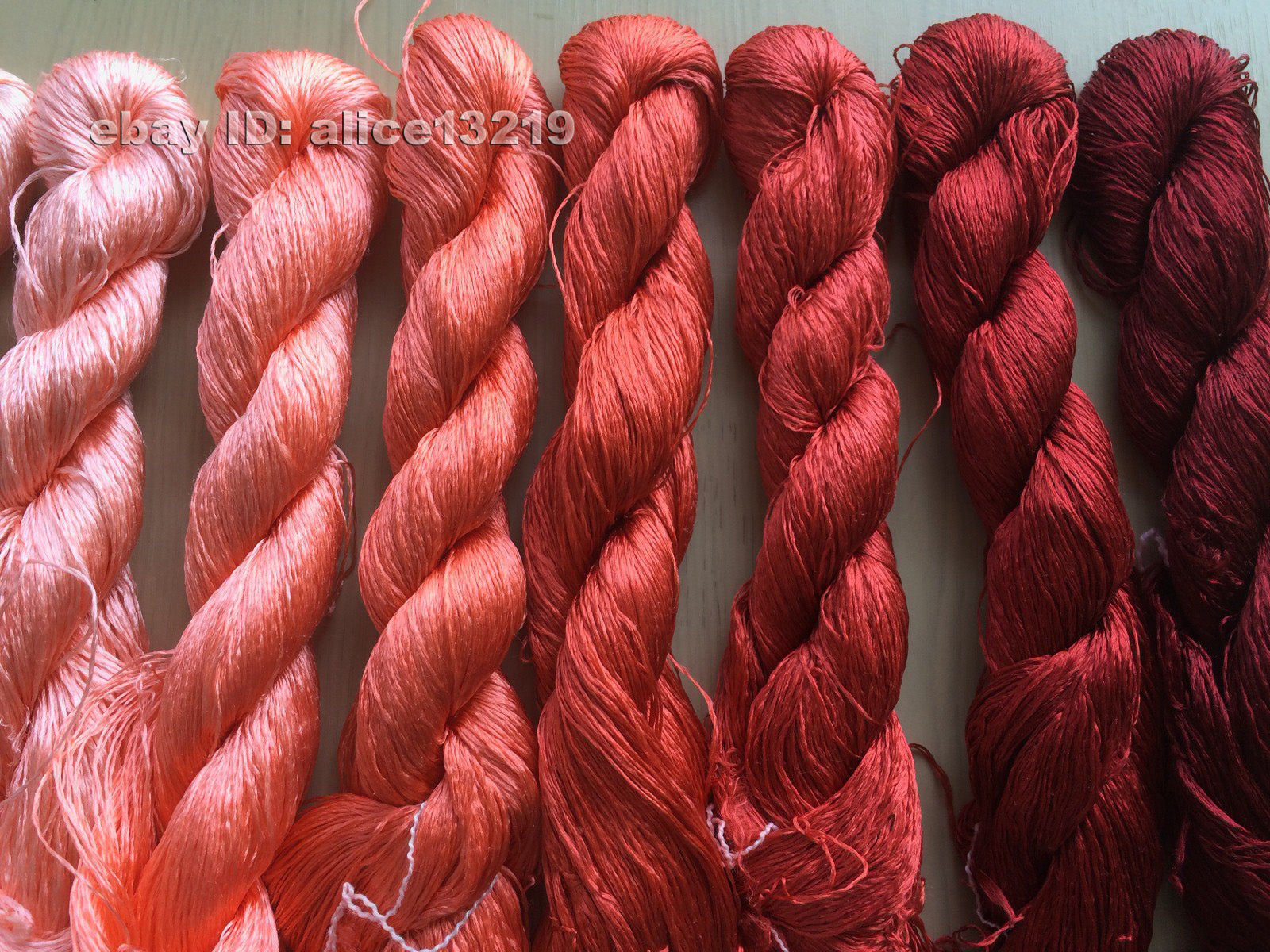 8bundles 100%real mulberry silk,hand-dyed embroidery silk floss/thread N33