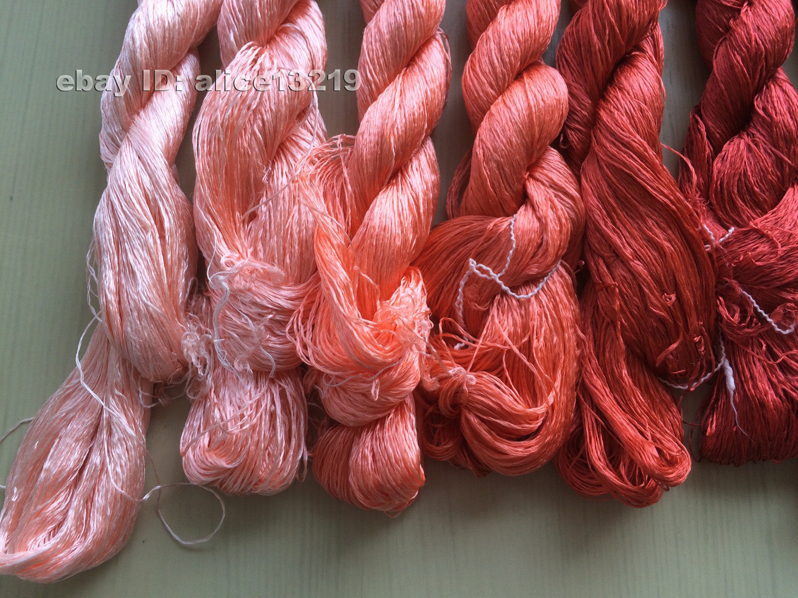 8bundles 100%real mulberry silk,hand-dyed embroidery silk floss/thread N33