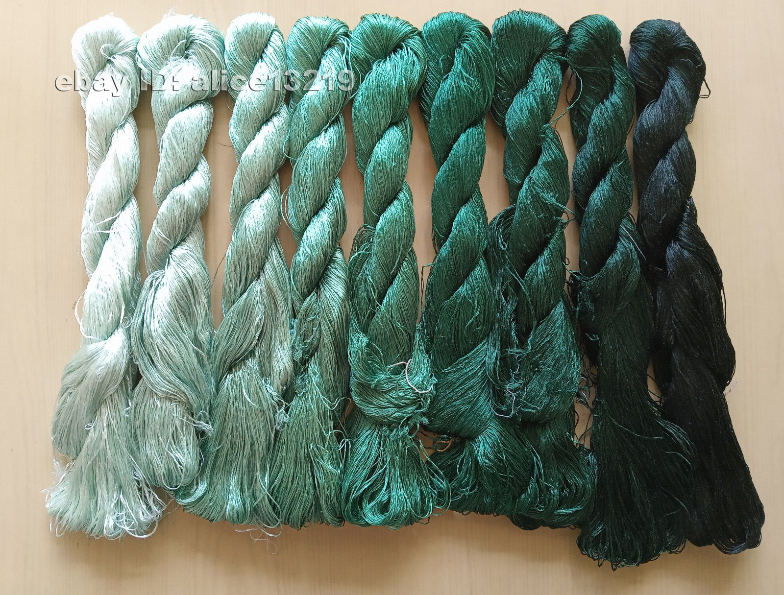 9bundles 100%real mulberry silk,hand-dyed embroidery silk floss/thread N34