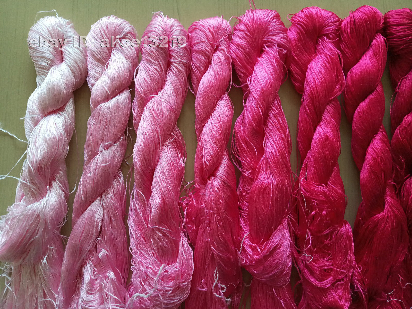 9bundles 100%real mulberry silk,hand-dyed embroidery silk floss/thread N39