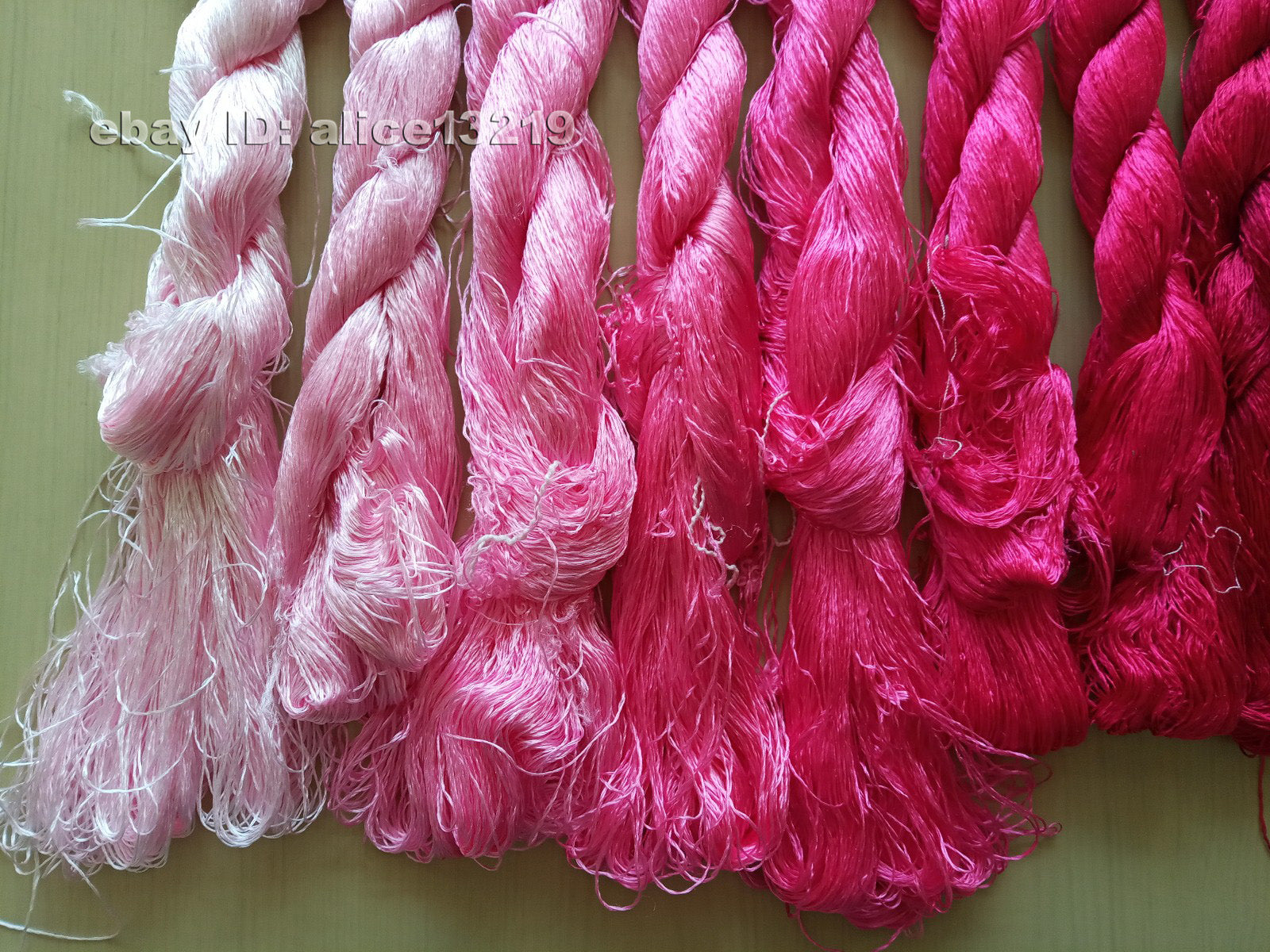 9bundles 100%real mulberry silk,hand-dyed embroidery silk floss/thread N39