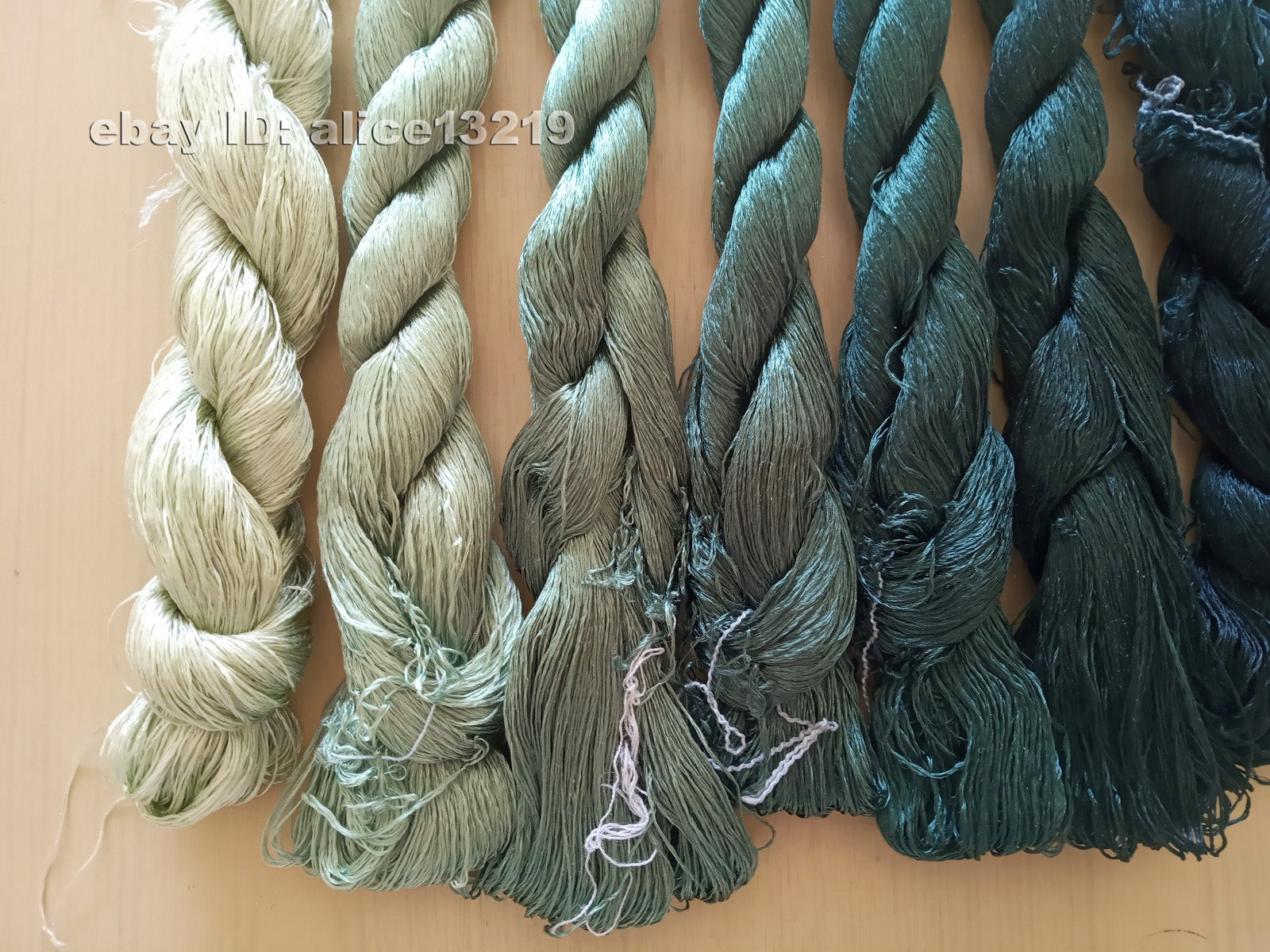 8bundles 100%real mulberry silk,hand-dyed embroidery silk floss/thread N43