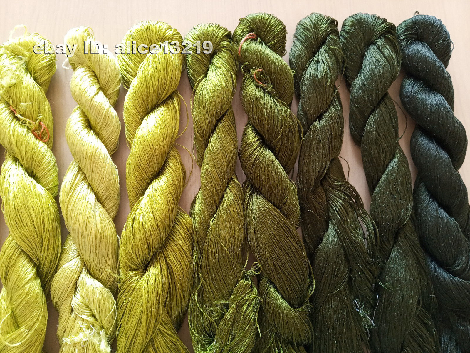 10bundles 100%real mulberry silk,hand-dyed embroidery silk floss/thread N44