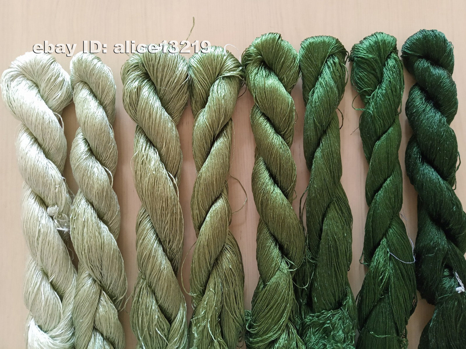 8bundles 100%real mulberry silk,hand-dyed embroidery silk floss/thread N45