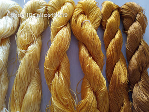 7bundles 100%real mulberry silk,hand-dyed embroidery silk floss/thread N51