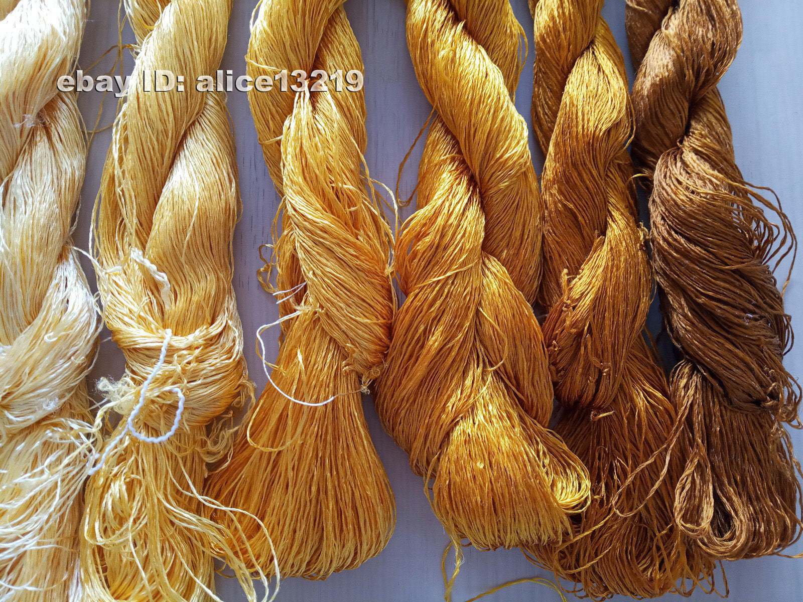 7bundles 100%real mulberry silk,hand-dyed embroidery silk floss/thread N51