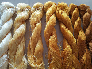 7bundles 100%real mulberry silk,hand-dyed embroidery silk floss/thread N51