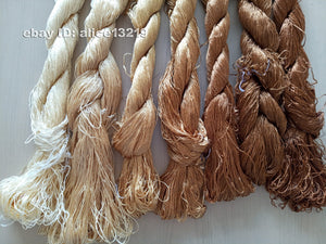 7bundles 100%real mulberry silk,hand-dyed embroidery silk floss/thread N54