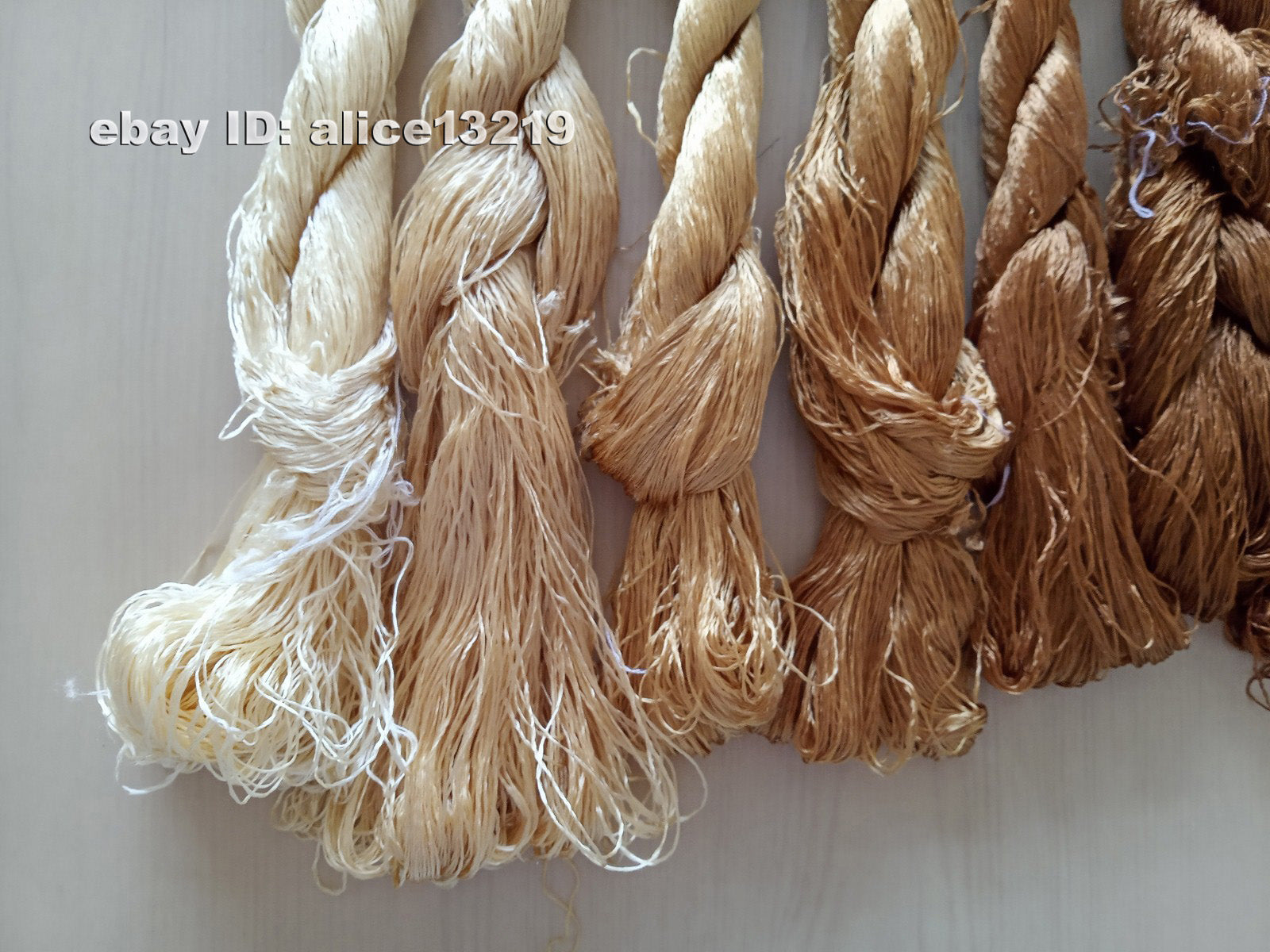 7bundles 100%real mulberry silk,hand-dyed embroidery silk floss/thread N54