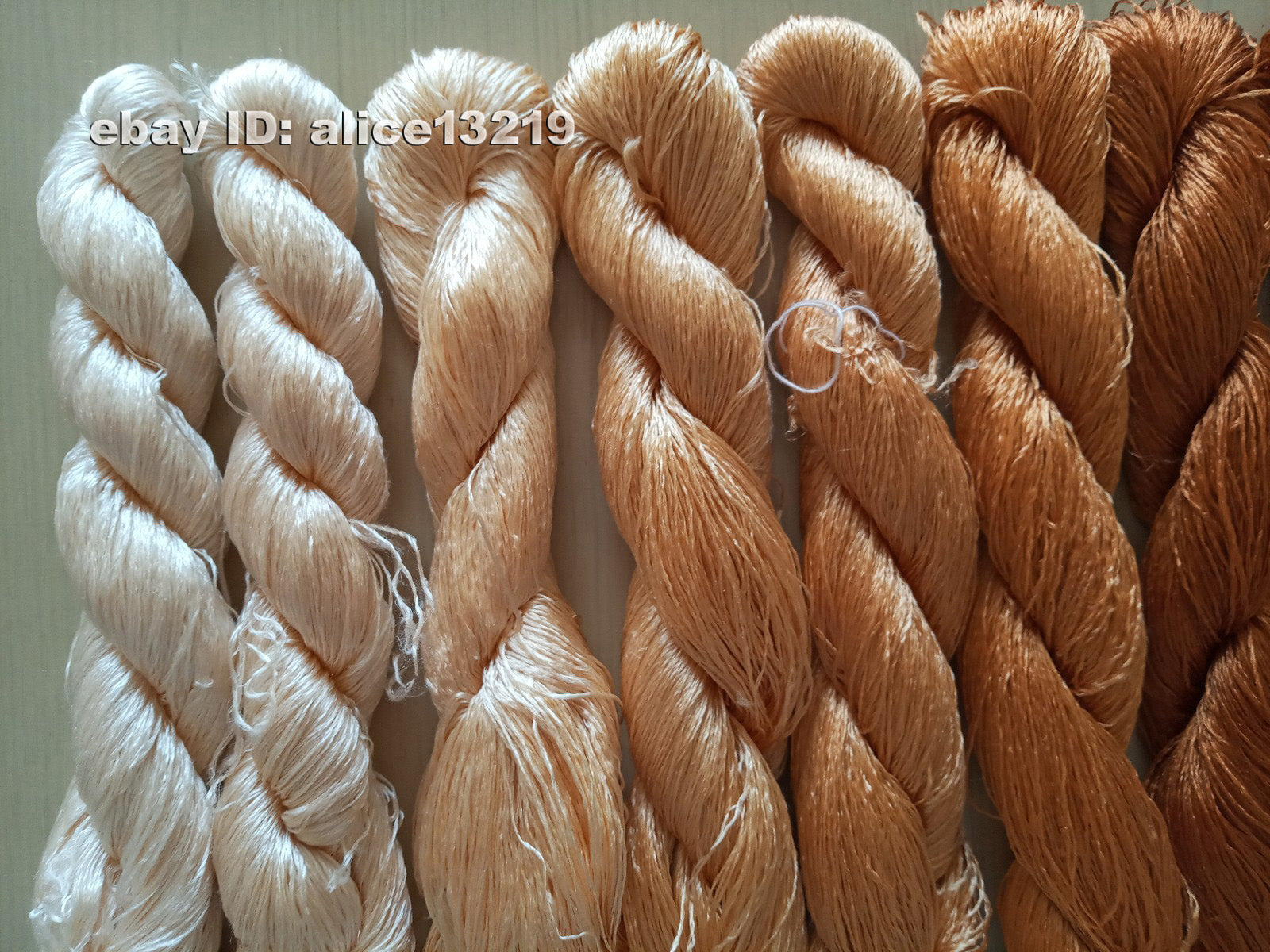 9bundles 100%real mulberry silk,hand-dyed embroidery silk floss/thread N59