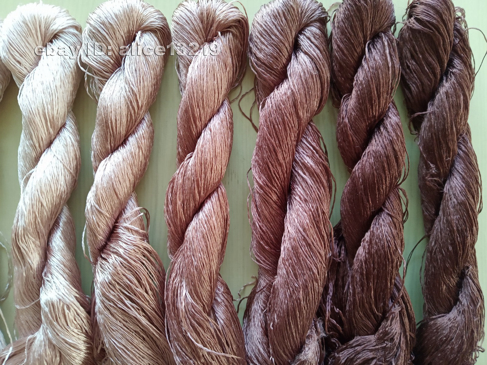 7bundles 100%real mulberry silk,hand-dyed embroidery silk floss/thread N59