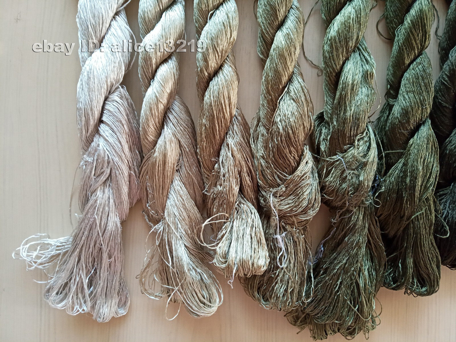 7bundles 100%real mulberry silk,hand-dyed embroidery silk floss/thread N61