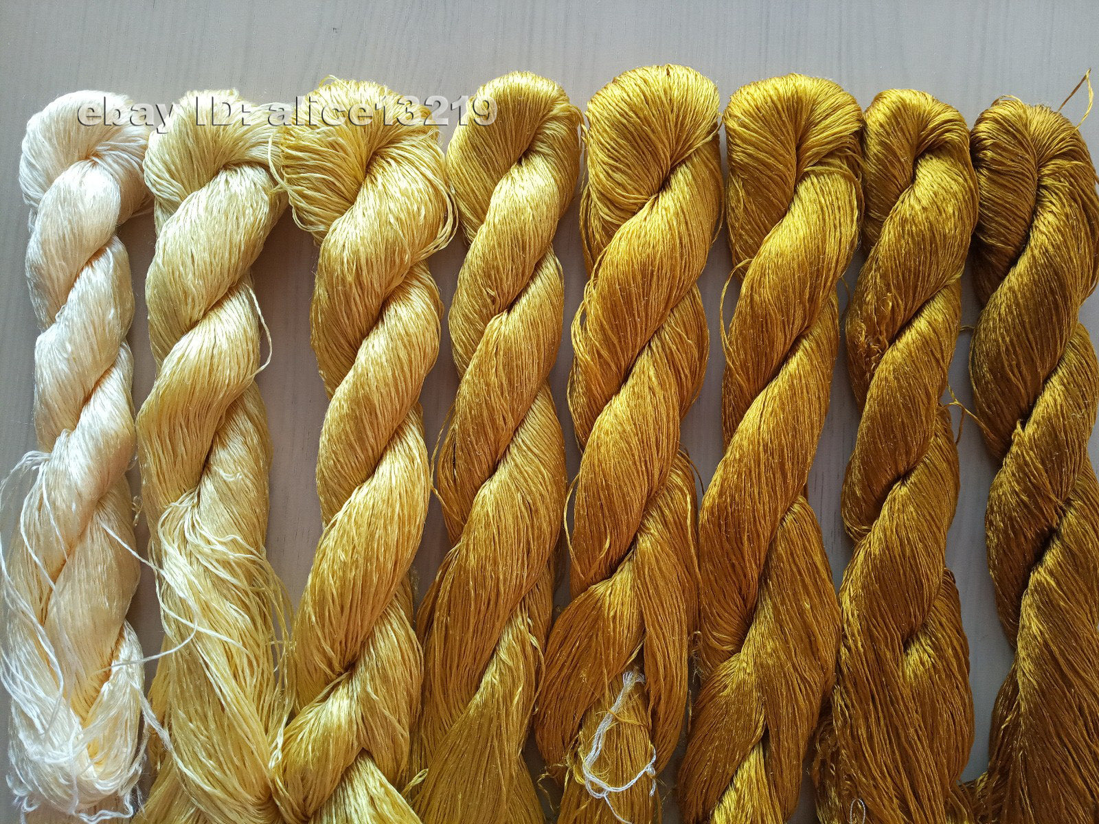 8bundles 100%real mulberry silk,hand-dyed embroidery silk floss/thread N63