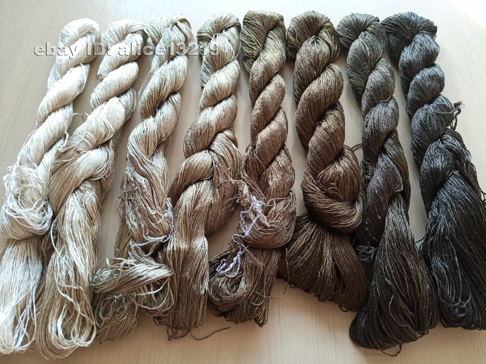 8bundles 100%real mulberry silk,hand-dyed embroidery silk floss/thread N67