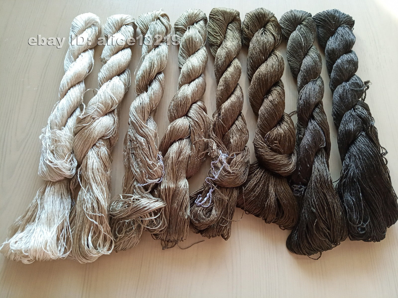 8bundles 100%real mulberry silk,hand-dyed embroidery silk floss/thread N67