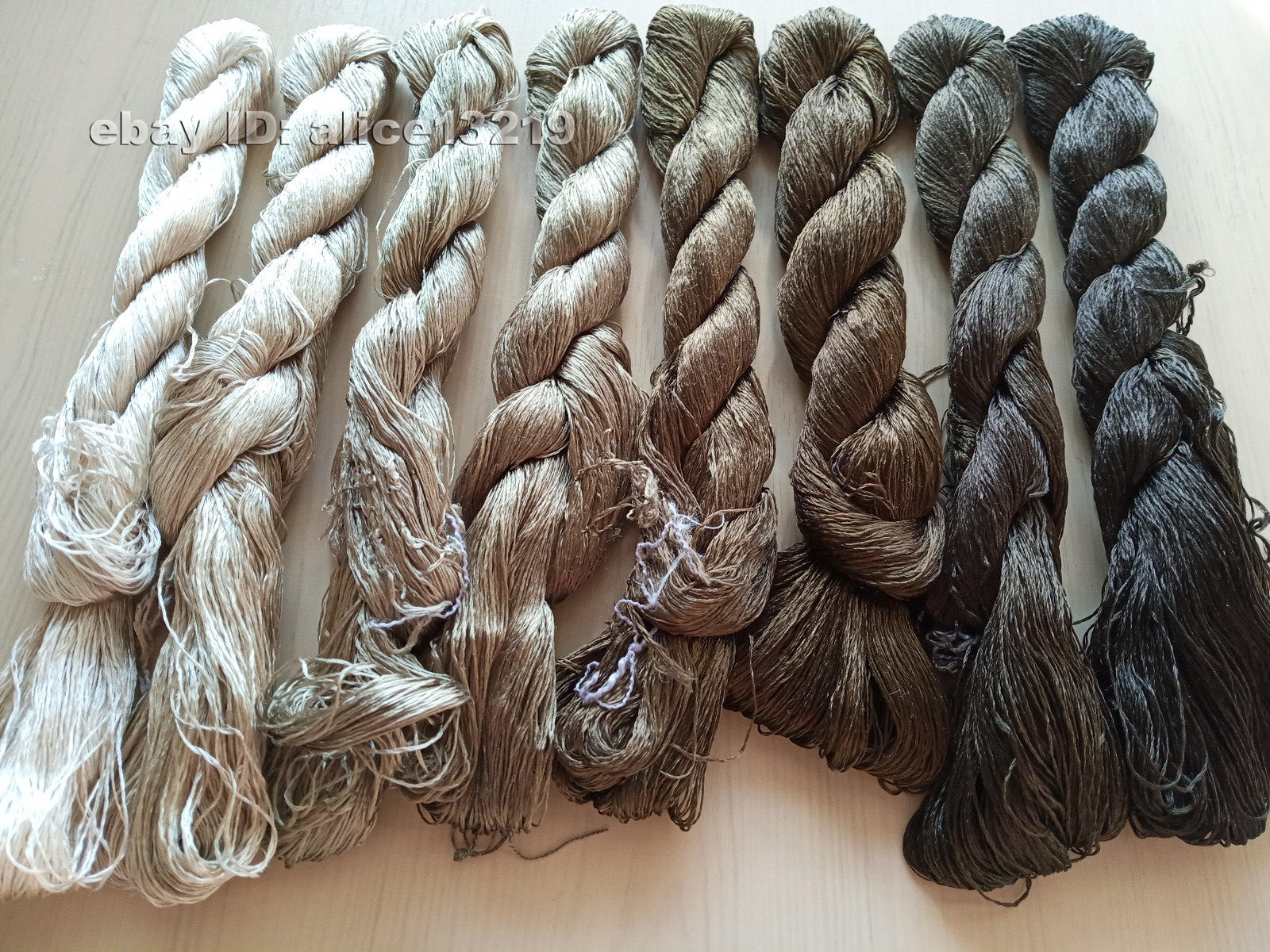 8bundles 100%real mulberry silk,hand-dyed embroidery silk floss/thread N67