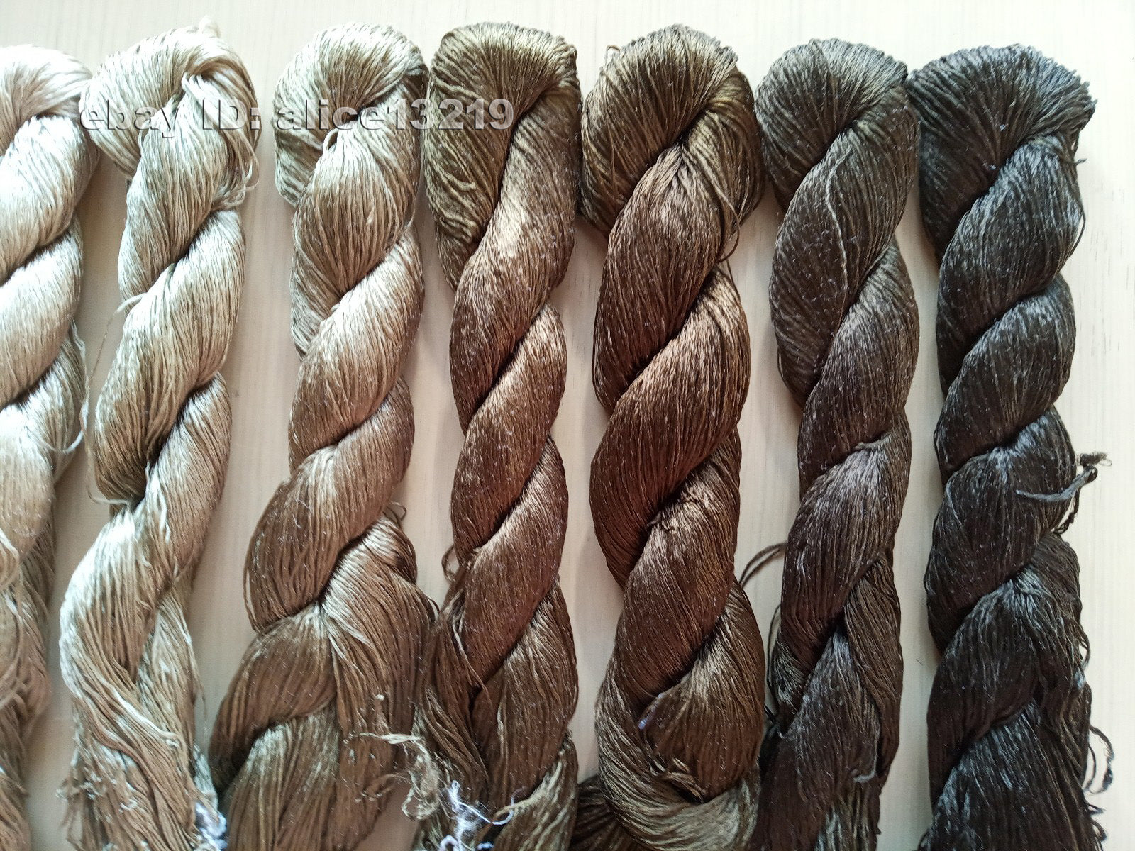 8bundles 100%real mulberry silk,hand-dyed embroidery silk floss/thread N67