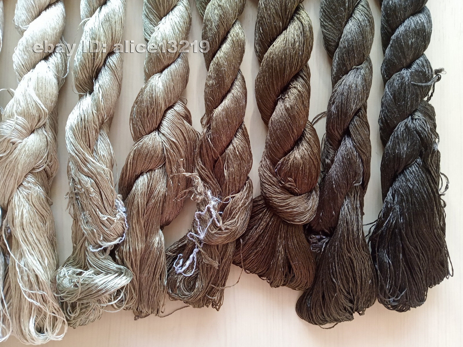 8bundles 100%real mulberry silk,hand-dyed embroidery silk floss/thread N67