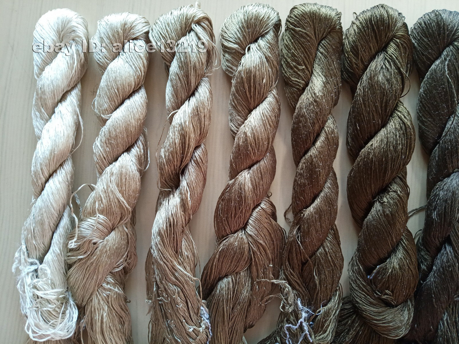 8bundles 100%real mulberry silk,hand-dyed embroidery silk floss/thread N67