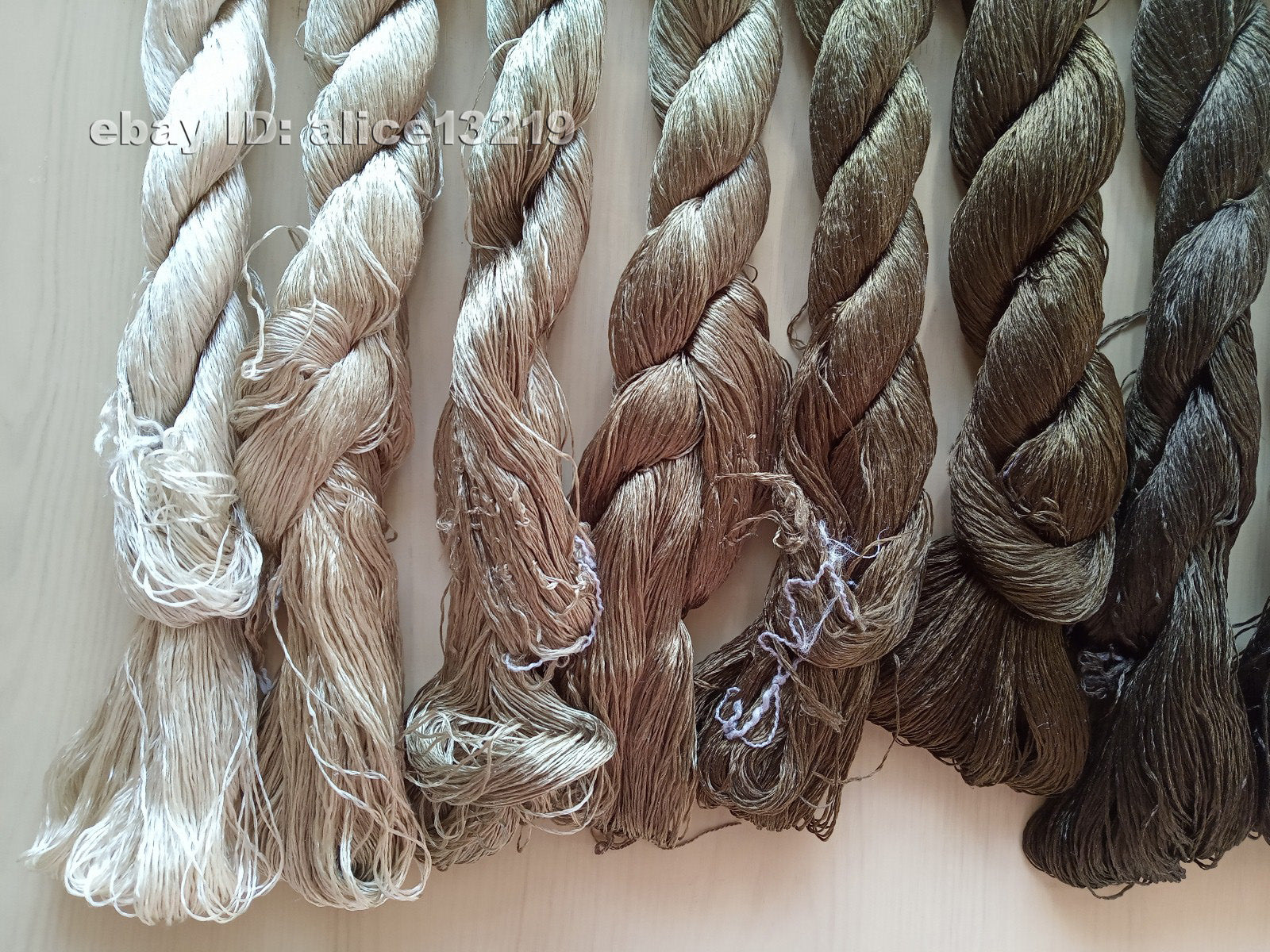 8bundles 100%real mulberry silk,hand-dyed embroidery silk floss/thread N67