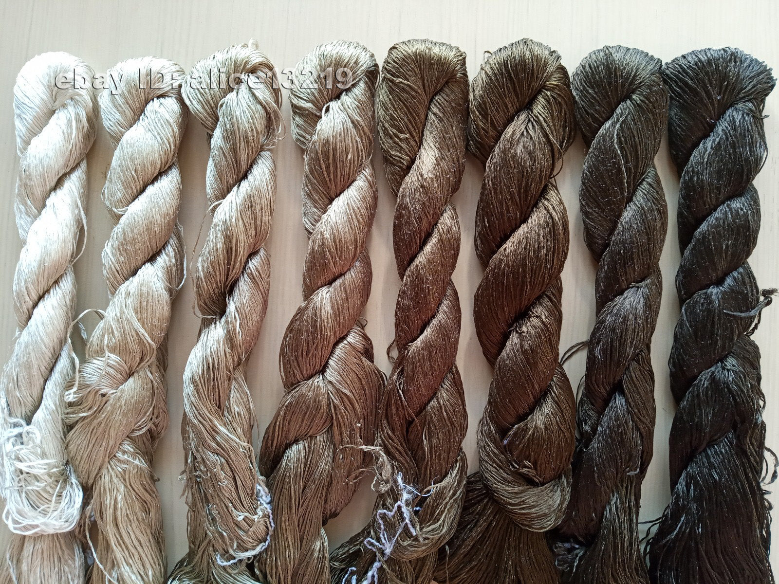 8bundles 100%real mulberry silk,hand-dyed embroidery silk floss/thread N67