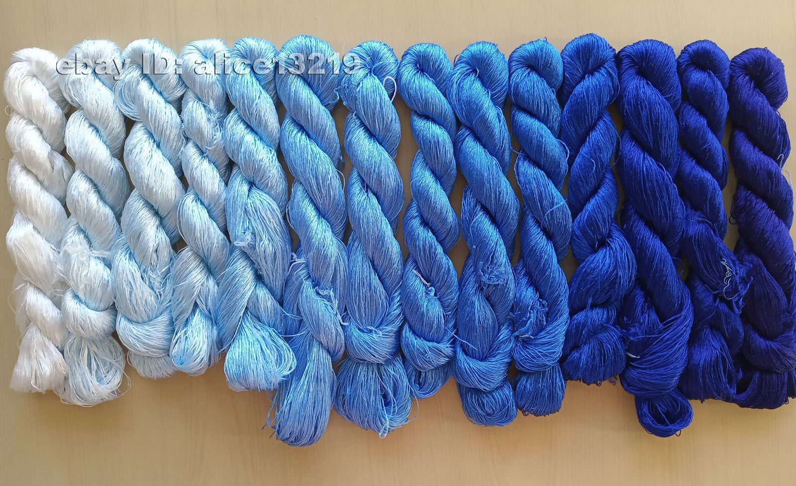 14bundles 100%real mulberry silk,hand-dyed embroidery silk floss/thread N70