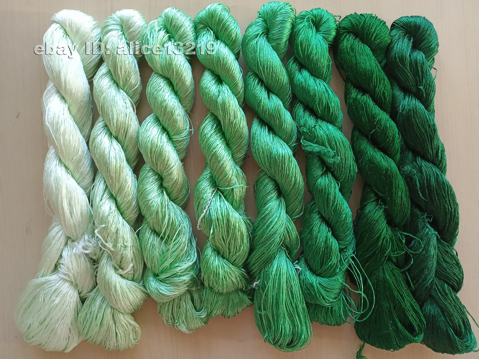 8bundles 100%real mulberry silk,hand-dyed embroidery silk floss/thread N71