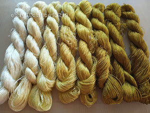 8bundles 100%real mulberry silk,hand-dyed embroidery silk floss/thread N72