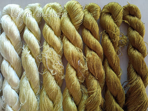 8bundles 100%real mulberry silk,hand-dyed embroidery silk floss/thread N72