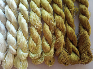 8bundles 100%real mulberry silk,hand-dyed embroidery silk floss/thread N72