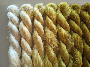 8bundles 100%real mulberry silk,hand-dyed embroidery silk floss/thread N72