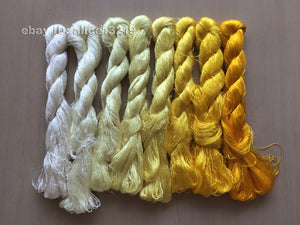 8bundles 100%real mulberry silk,hand-dyed embroidery silk floss/thread N75