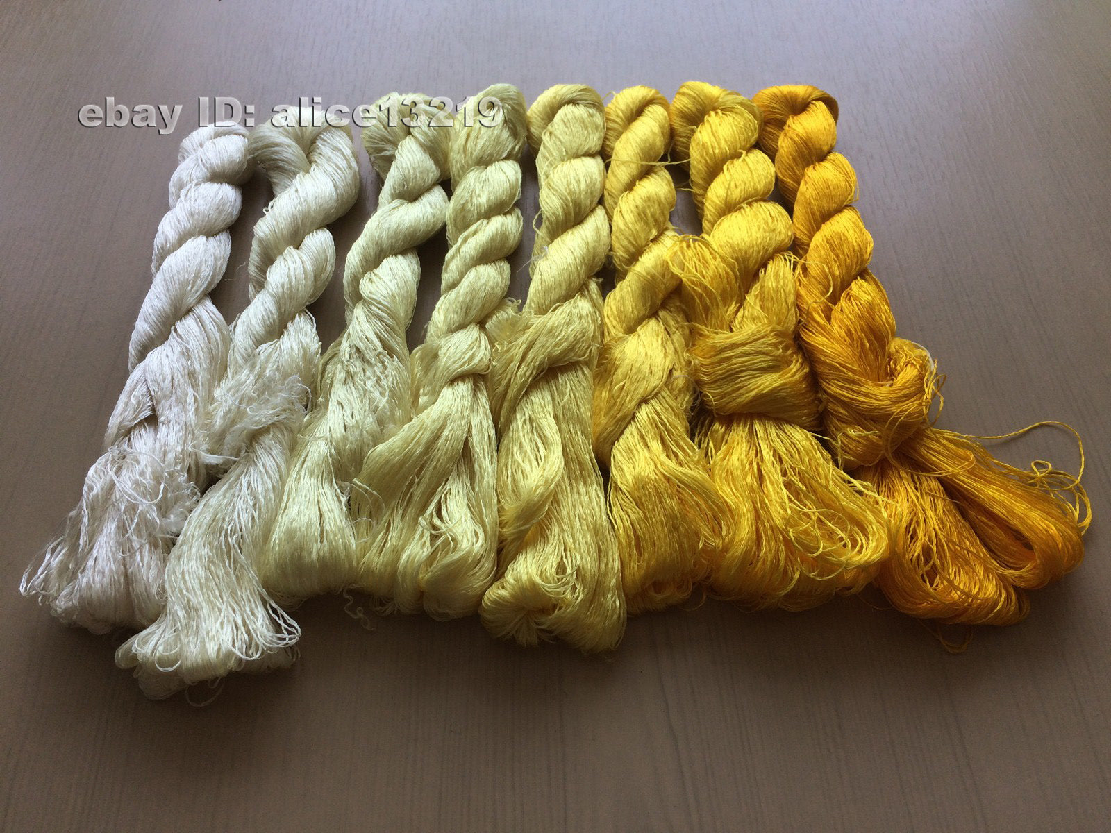 8bundles 100%real mulberry silk,hand-dyed embroidery silk floss/thread N75