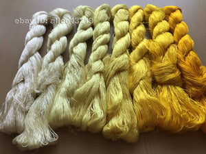 8bundles 100%real mulberry silk,hand-dyed embroidery silk floss/thread N75