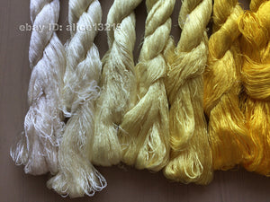 8bundles 100%real mulberry silk,hand-dyed embroidery silk floss/thread N75